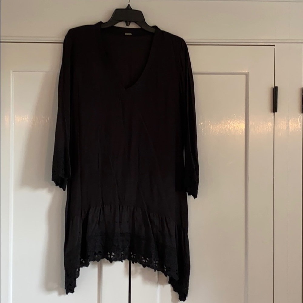Chan Luu black mini dress